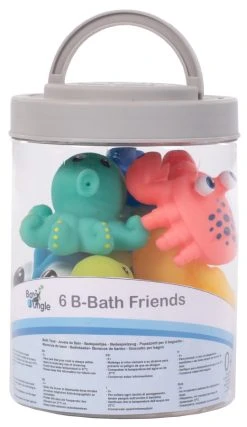 Bo Jungle B-Bath Friends 6 Stuks Badspeelgoed B900210 -BabyWereldNederland bo jungle b bath friends 6 stuks badspeelgoed b900210 1