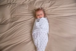 Bo Jungle B-Wrap Grey Feathers Small Wikkeldeken B172300 -BabyWereldNederland bo jungle b wrap grey feathers small wikkeldeken b172300 3