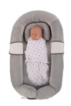 Bo Jungle B-Wrap Grey Feathers Small Wikkeldeken B172300 -BabyWereldNederland bo jungle b wrap grey feathers small wikkeldeken b172300 4