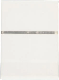 Briljant Bias Tape Zilvergrijs 100x150 Cm Ledikantlaken 87R