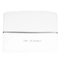 Briljant Ssst....ik Slaap!!! Stone Green 100x150 Cm Ledikantlaken 60R -BabyWereldNederland briljant ssst 75 x 100 cm wieglaken 3 3