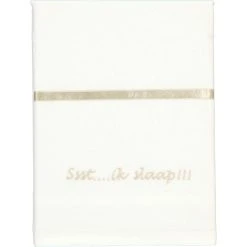 Briljant Ssst....ik Slaap!!! Zand 75 X 100 Cm Wieglaken