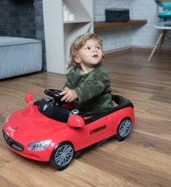 Cangaroo Cabrio Red 2-in-1 Loopstoel En Loopwagen -BabyWereldNederland cangaroo cabrio 2 in 1 loopstoel en loopwagen 1 2