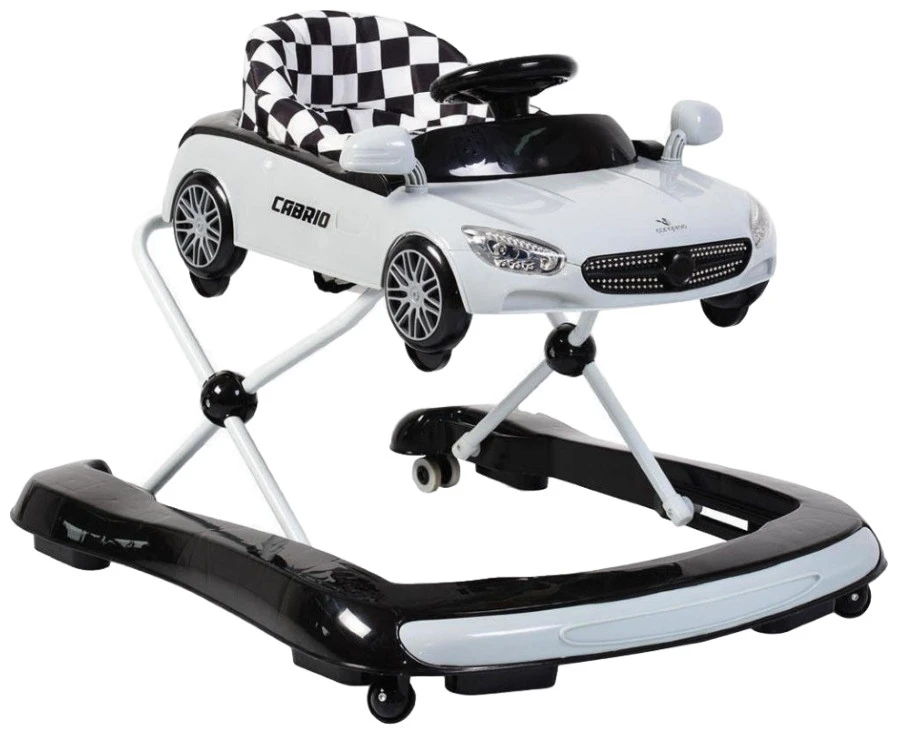 Cangaroo Cabrio Grey 2-in-1 Loopstoel En Loopwagen 1 Cangaroo Cabrio Grey 2-in-1 Loopstoel En Loopwagen
