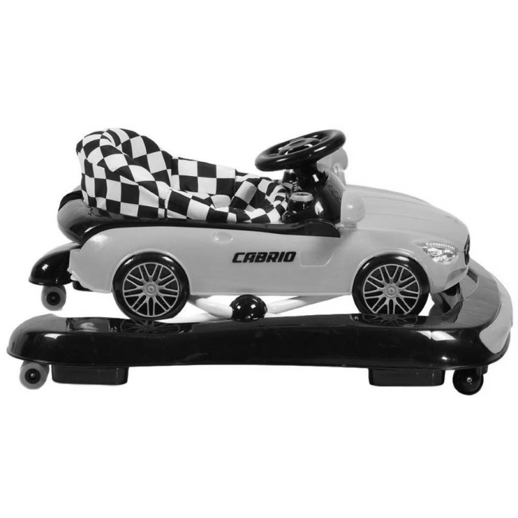 Cangaroo Cabrio Grey 2-in-1 Loopstoel En Loopwagen 2 Cangaroo Cabrio Grey 2-in-1 Loopstoel En Loopwagen - Afbeelding 2