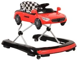 Cangaroo Cabrio Red 2-in-1 Loopstoel En Loopwagen
