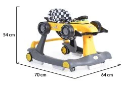 Cangaroo Daytonna Geel Loopstoel 109180 -BabyWereldNederland cangaroo daytonna geel loopwagen 109180 9