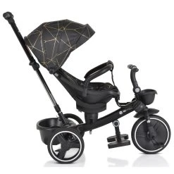 Cangaroo Fusion Black Driewieler Met Duwstang 110337 -BabyWereldNederland cangaroo fusion black driewieler met duwstang 110337 10