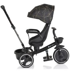 Cangaroo Fusion Black Driewieler Met Duwstang 110337 -BabyWereldNederland cangaroo fusion black driewieler met duwstang 110337 8