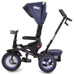 Cangaroo Jockey Trike Beige Stars Driewieler Met Duwstang En Zonnekap -BabyWereldNederland cangaroo jockey trike driewieler met duwstang en zonnekap 31 1