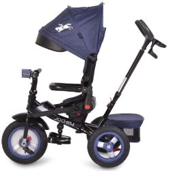 Cangaroo Jockey Trike Beige Stars Driewieler Met Duwstang En Zonnekap -BabyWereldNederland cangaroo jockey trike driewieler met duwstang en zonnekap 33 1