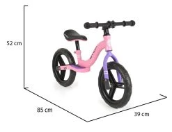 Cangaroo Kiddy Roze Loopfiets 109568 -BabyWereldNederland cangaroo kiddy roze loopfiets 109568 4