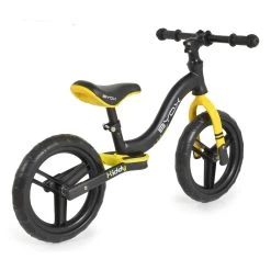Cangaroo Kiddy Zwart/Geel Loopfiets 109567 -BabyWereldNederland cangaroo kiddy zwart geel loopfiets 109567 3