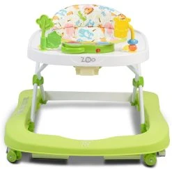 Cangaroo Walker Zoo Green Loopstoeltje 107479 -BabyWereldNederland cangaroo walker zoo green 2 in 1 loopstoeltje 3