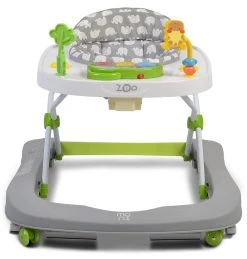 Cangaroo Walker Zoo Grey Loopstoeltje 107481 -BabyWereldNederland cangaroo walker zoo grey 2 in 1 loopstoeltje 5