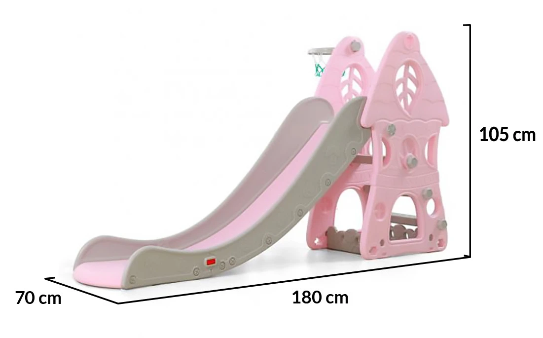 Cangaroo Zimbo Pink Glijbaan 107042 2 Cangaroo Zimbo Pink Glijbaan 107042 - Afbeelding 2