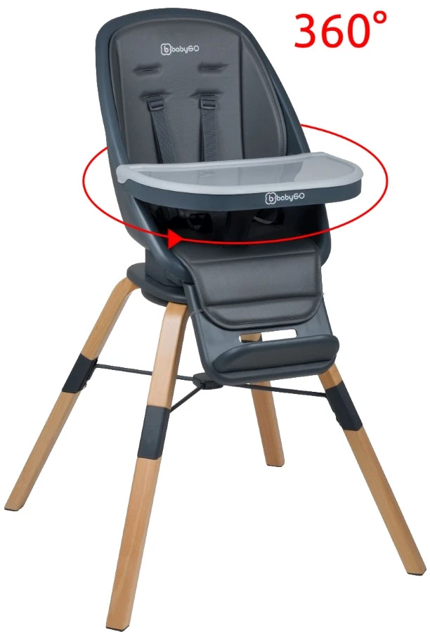 Babygo Carou 360º Grey Kinderstoel 5751 3 Babygo Carou 360º Grey Kinderstoel 5751 - Afbeelding 3
