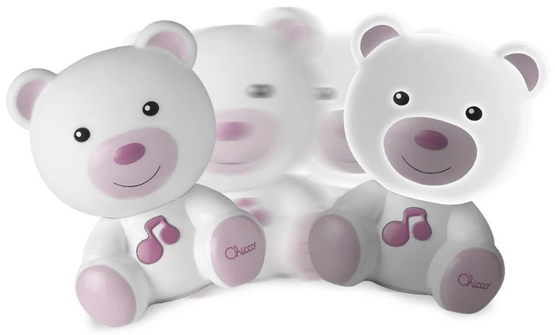 Chicco Dreamlight Bear Pink Nachtlampje Met Muziek C09830.10 2 Chicco Dreamlight Bear Pink Nachtlampje Met Muziek C09830.10 - Afbeelding 2