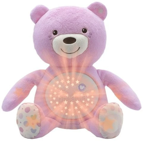 Chicco First Dreams Baby Bear Roze Babyprojector En Knuffelbeer C08015.10 - Afbeelding 3