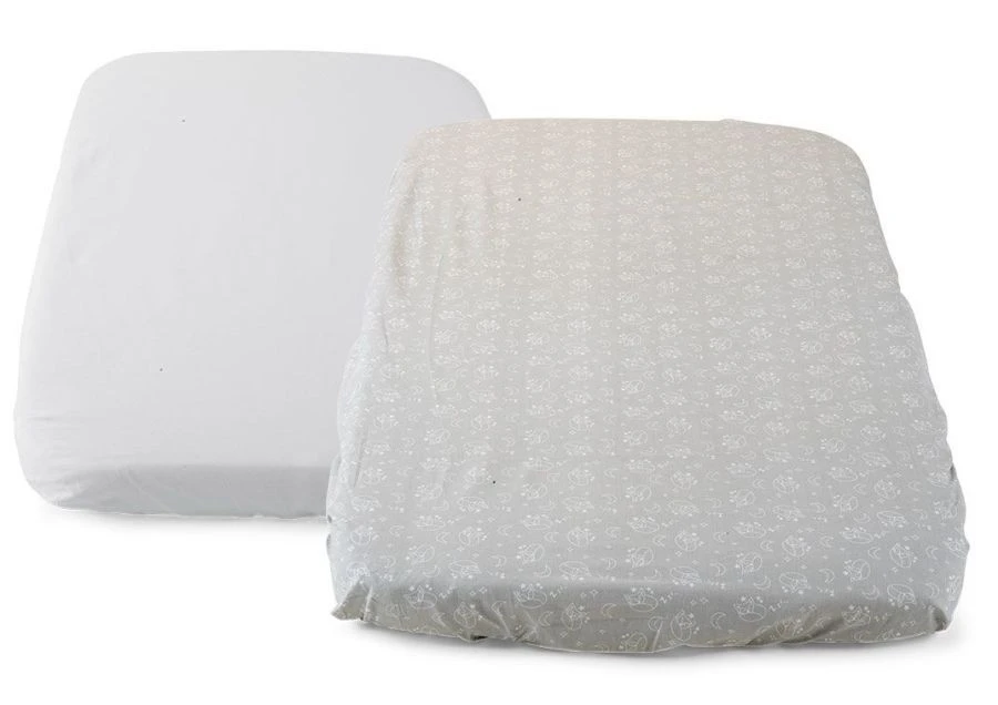 Chicco Fox Grey 2 Stuks Hoeslakens Voor Next2Me Magic Wieg 00010796350000 1 Chicco Fox Grey 2 Stuks Hoeslakens Voor Next2Me Magic Wieg 00010796350000