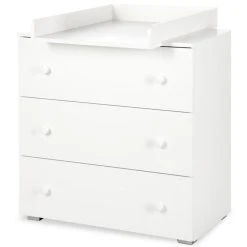 Babykamer Teuntje Wit: Ledikant, Commode En Kast -BabyWereldNederland commode teuntje wit