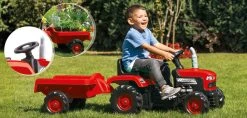Dolu Rood Traptractor Met Aanhangwagen 8153 6 Dolu Rood Traptractor Met Aanhangwagen 8153 -BabyWereldNederland dolu rood tractor met aanhangwagen 8153 3 1