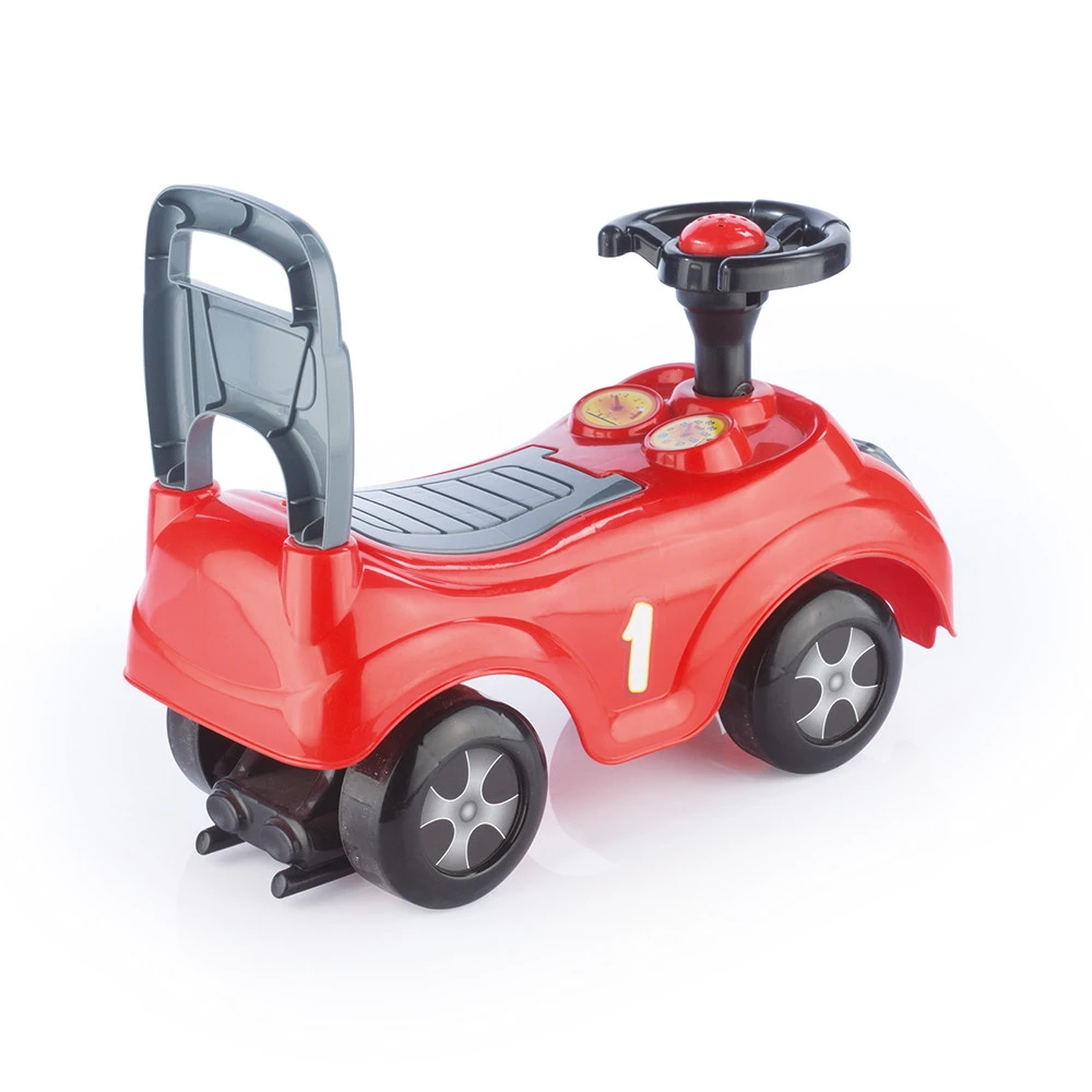 Dolu Sit 'n Ride Rood/Zwart Loopauto 8020 2 Dolu Sit 'n Ride Rood/Zwart Loopauto 8020 - Afbeelding 2