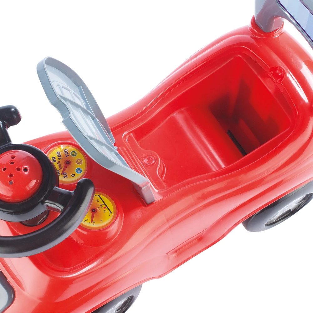 Dolu Sit 'n Ride Rood/Zwart Loopauto 8020 3 Dolu Sit 'n Ride Rood/Zwart Loopauto 8020 - Afbeelding 3