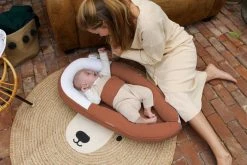 Doomoo Cocoon Tetra Jersey Terracotta Babynest CO 11 -BabyWereldNederland doomoo cocoon tetra jersey terracotta babynest3