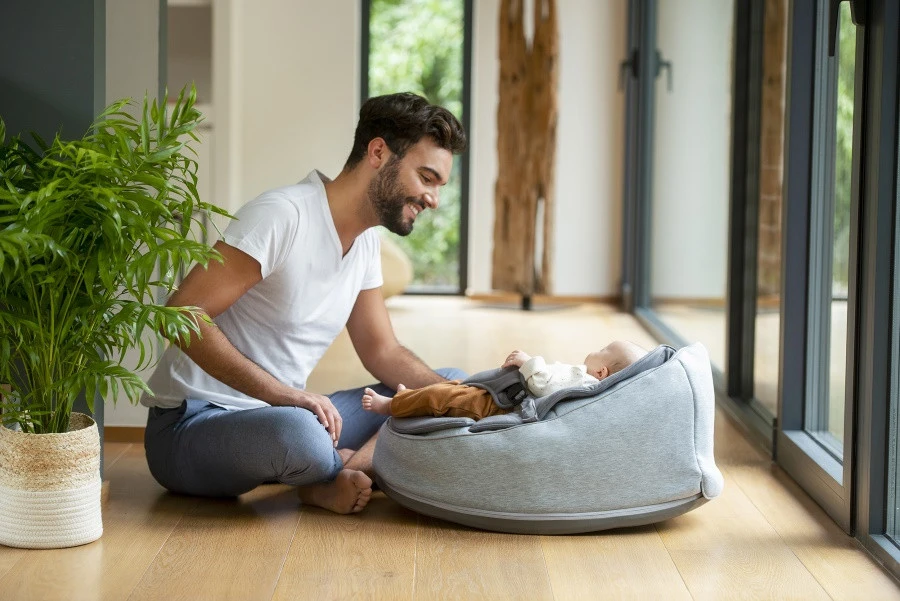 Doomoo Seat'n Swing Grijs Zitzak 02 5 Doomoo Seat'n Swing Grijs Zitzak 02 - Afbeelding 5