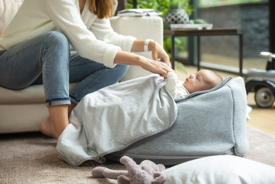 Doomoo Seat'n Swing Grijs Zitzak 02 6 Doomoo Seat'n Swing Grijs Zitzak 02 - Afbeelding 6