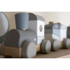 Label Label Blauw Houten Speelgoed Trein LLWT-25170 -BabyWereldNederland dsc04535