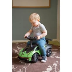Eco Toys Groen Lamborghini Loopauto 660 -BabyWereldNederland eco toys groen lamborghini loopauto 660 03