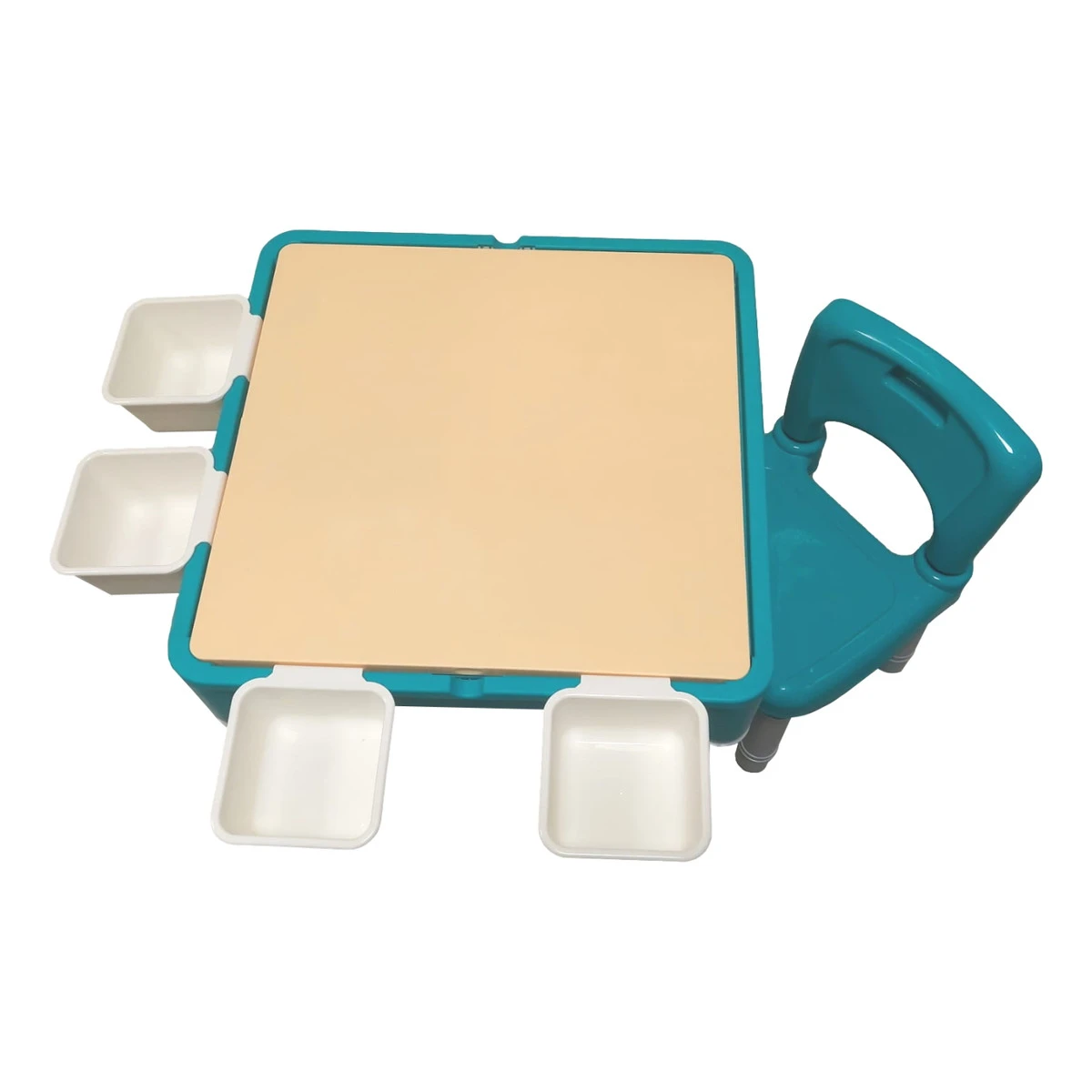 Eco Toys Multicolor Multifunctioneel Speeltafeltje Met Stoeltje HC495729 - Afbeelding 6