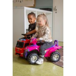 Eco Toys Quad Red Loopauto 551 -BabyWereldNederland eco toys quad pink loopauto 551 03