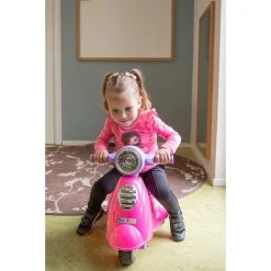 Eco Toys Retro Pink Loopscooter 605 -BabyWereldNederland eco toys retro pink loopscooter 605 05