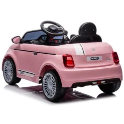 Eco Toys Roze Elektrische Fiat 500 Kinderauto 705 -BabyWereldNederland eco toys roze elektrische fiat kinderauto 705 5