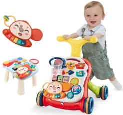 Eco Toys Study Desk Walker Yellow Loopwagen HC505278 8 Eco Toys Study Desk Walker Yellow Loopwagen HC505278 -BabyWereldNederland eco toys study desk walker yellow loopwagen hc505278 3