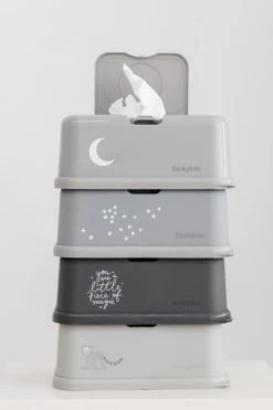 FunkyBox Clay Grey Little Stars FB36 -BabyWereldNederland funkybox sfeer 9