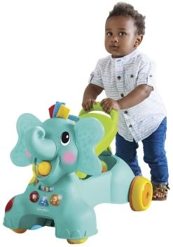 Infantino Sensory Ollie 3-in-1 Olifant Loopwagen BK-217023 -BabyWereldNederland infantino ollie olifant 3 in 1 loopwagen 8