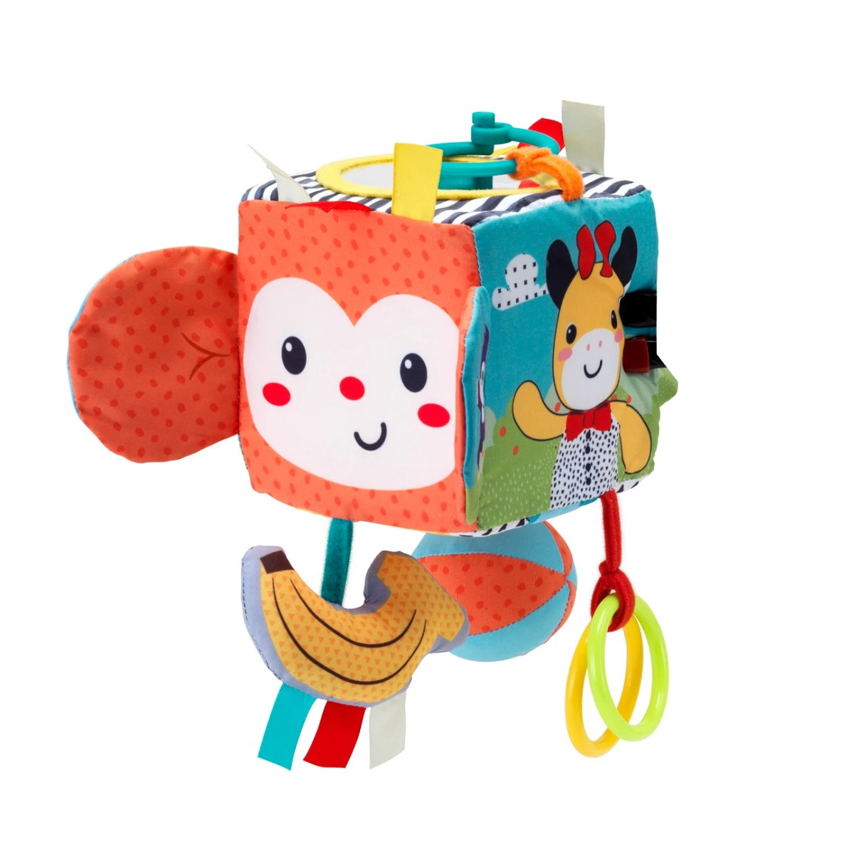 Infantino Peek & Seek Sensory Activiteiten Kubus BK-306588 1 Infantino Peek & Seek Sensory Activiteiten Kubus BK-306588