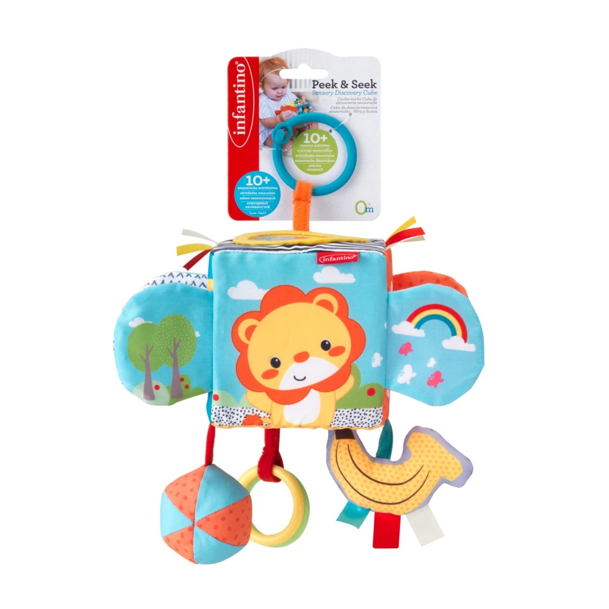 Infantino Peek & Seek Sensory Activiteiten Kubus BK-306588 2 Infantino Peek & Seek Sensory Activiteiten Kubus BK-306588 - Afbeelding 2