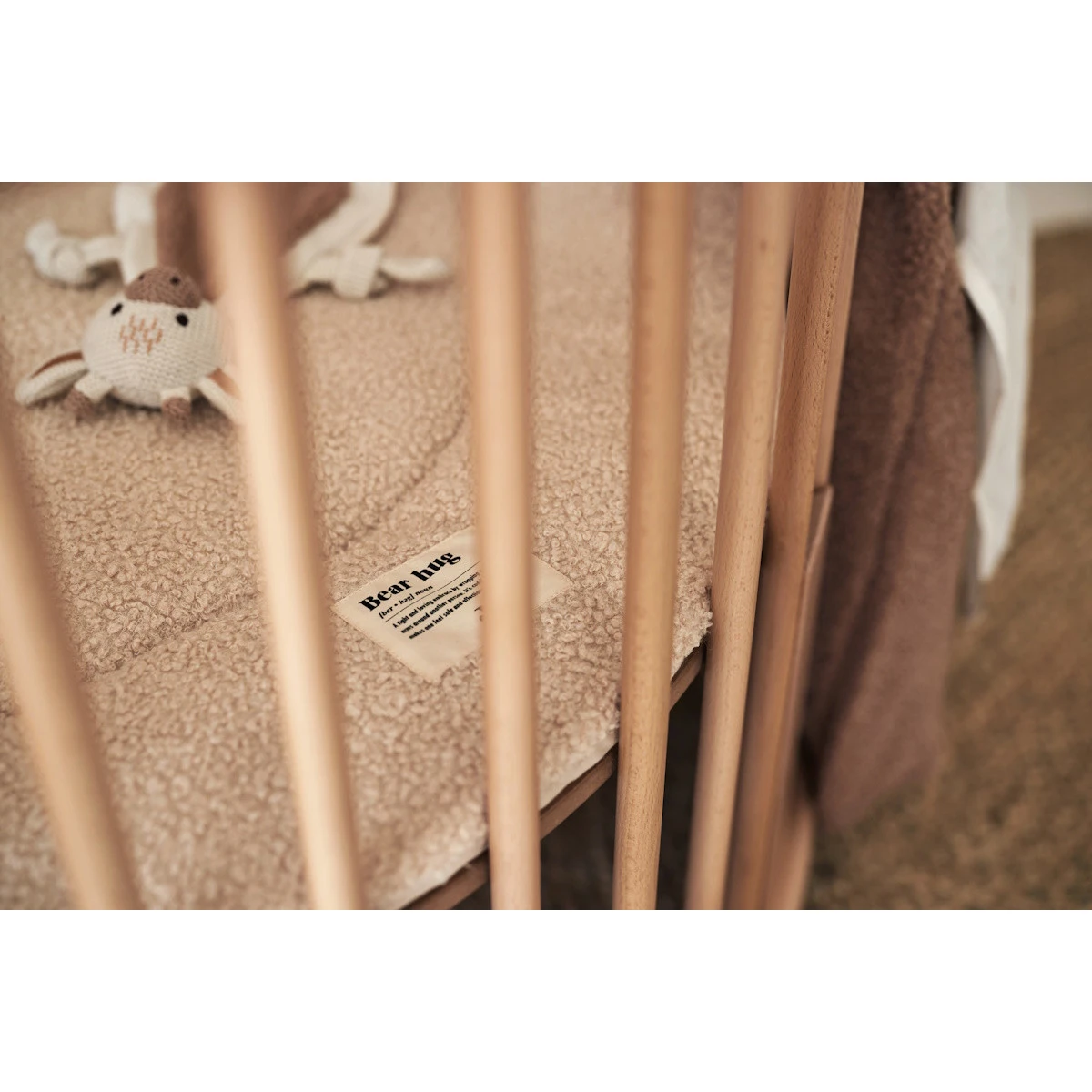 Jollein Boucle Naturel 95 Cm Rond Boxkleed 017-537-66060 6 Jollein Boucle Naturel 95 Cm Rond Boxkleed 017-537-66060 - Afbeelding 6