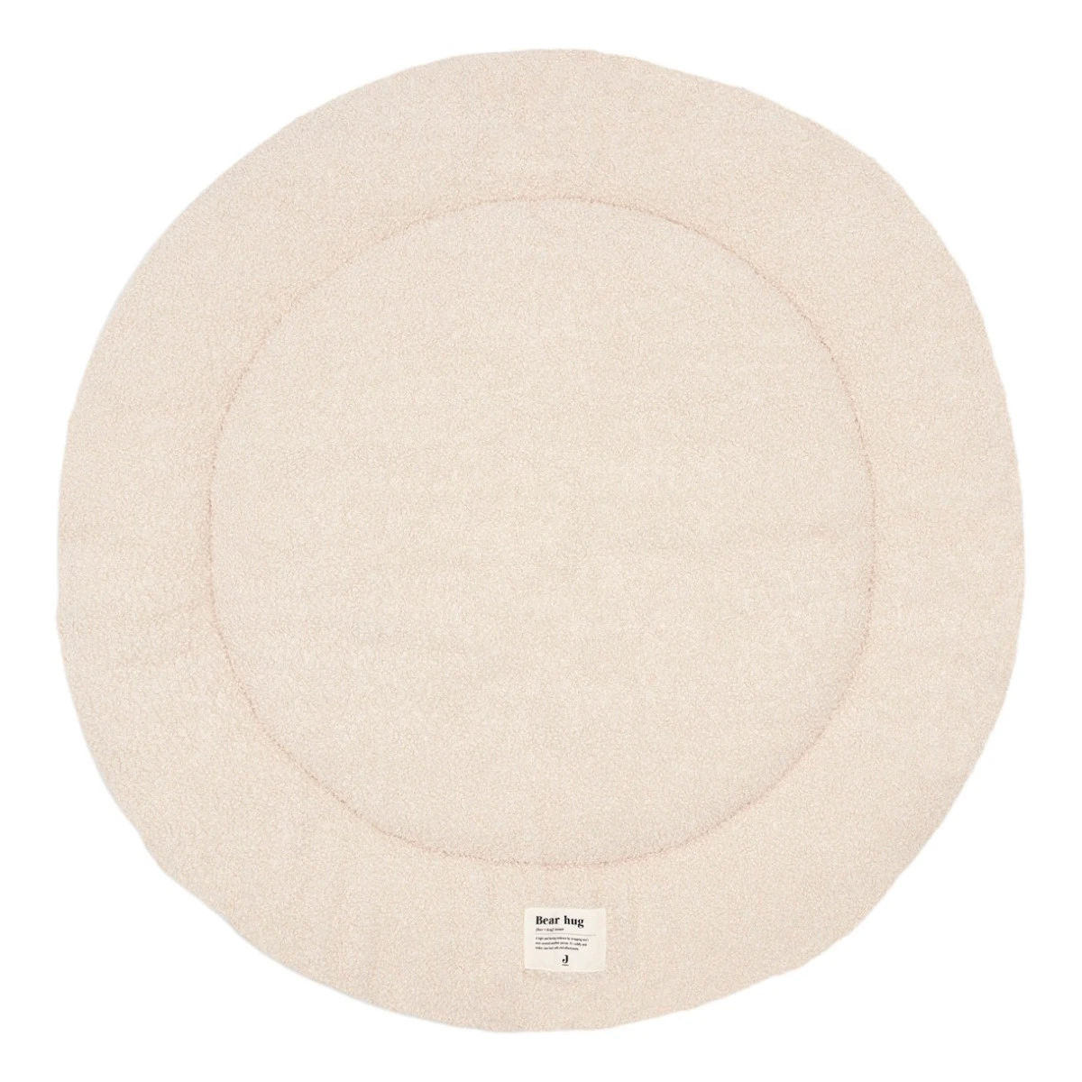 Jollein Boucle Naturel 95 Cm Rond Boxkleed 017-537-66060 1 Jollein Boucle Naturel 95 Cm Rond Boxkleed 017-537-66060