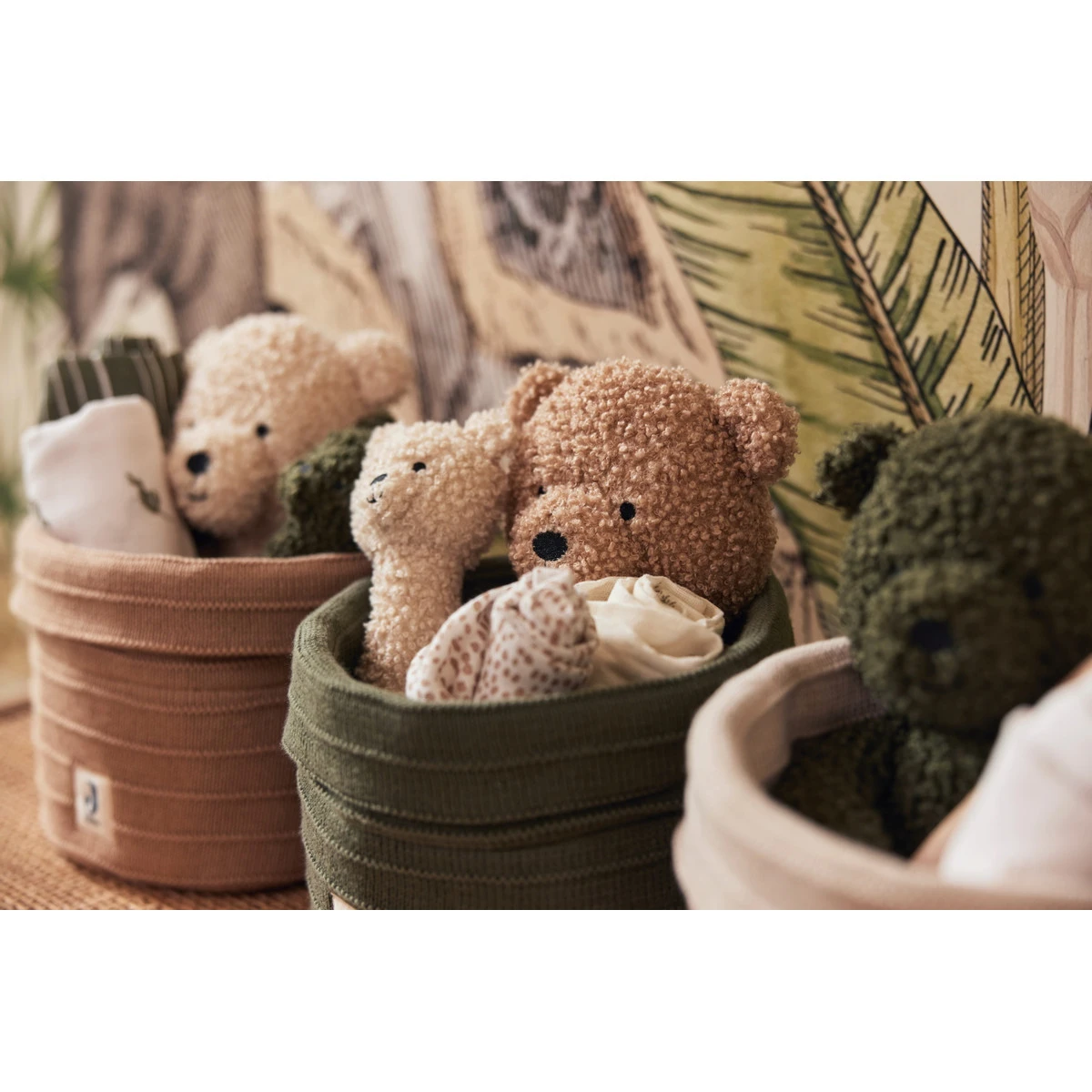 Jollein Pure Knit Leaf Green Commodemandje 580-001-67010 3 Jollein Pure Knit Leaf Green Commodemandje 580-001-67010 - Afbeelding 3