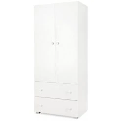 Babykamer Teuntje Wit: Ledikant, Commode En Kast -BabyWereldNederland kast teuntje wit