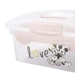 Keeeper Minnie Mouse Roze Draagbare Opbergbox Met Organizer 1220258124700 -BabyWereldNederland keeeper minnie mouse roze draagbare opbergbox met organizer 1220258124700 4