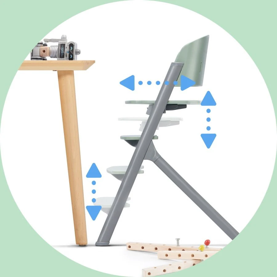 Kinderkraft Livy Oak 4-in-1 Meegroeistoel Incl. Calmee Wipstoeltje KHLICA00WOD0000 7 Kinderkraft Livy Oak 4-in-1 Meegroeistoel Incl. Calmee Wipstoeltje KHLICA00WOD0000 - Afbeelding 7