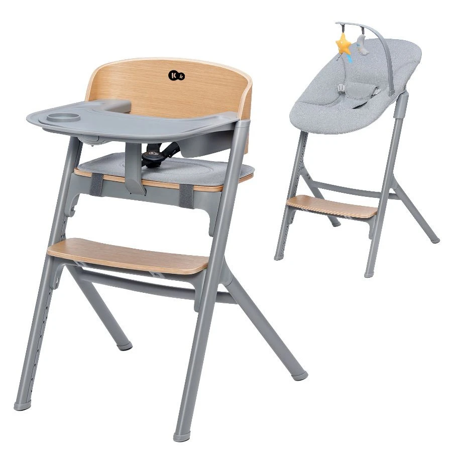 Kinderkraft Livy Oak 4-in-1 Meegroeistoel Incl. Calmee Wipstoeltje KHLICA00WOD0000 1 Kinderkraft Livy Oak 4-in-1 Meegroeistoel Incl. Calmee Wipstoeltje KHLICA00WOD0000