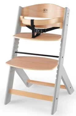 Kinderkraft Enock Grijs/Naturel Houten Meegroei Kinderstoel KKKENOCGRY0000 -BabyWereldNederland kinderkraft enock grijs houten kinderstoel kkkenocgry0000 2
